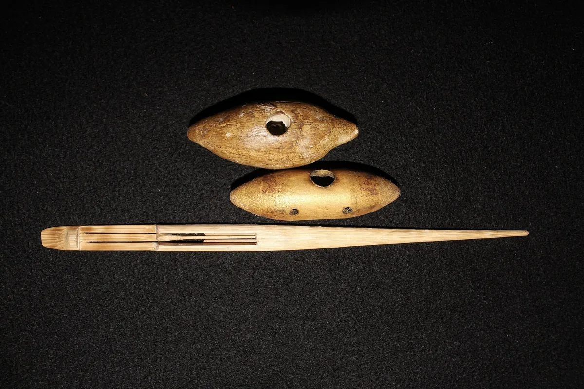 A T'rung bamboo xylophone